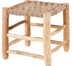 CASA Kanai Taburete 2 Tamanos Taburete Large Natural Flash Sale