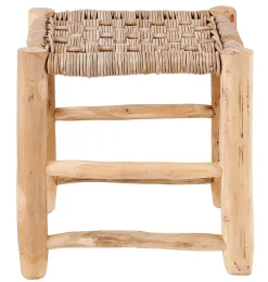 CASA Kanai Taburete 2 Tamanos Taburete Large Natural Flash Sale