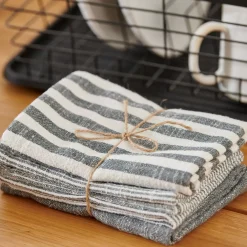 CASA Laurent Panos De Cocina Juego De 3 Gris Cheap