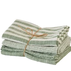 CASA Laurent Panos De Cocina Juego De 3 Verde Clearance