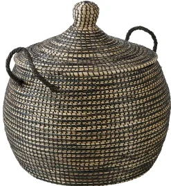 CASA Leo Cesta Lujo Negro, Natural Best