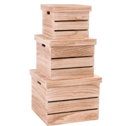 CASA Ligno Cajita Natural Discount