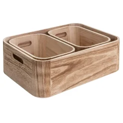 CASA Ligno Cajita Natural Best Sale