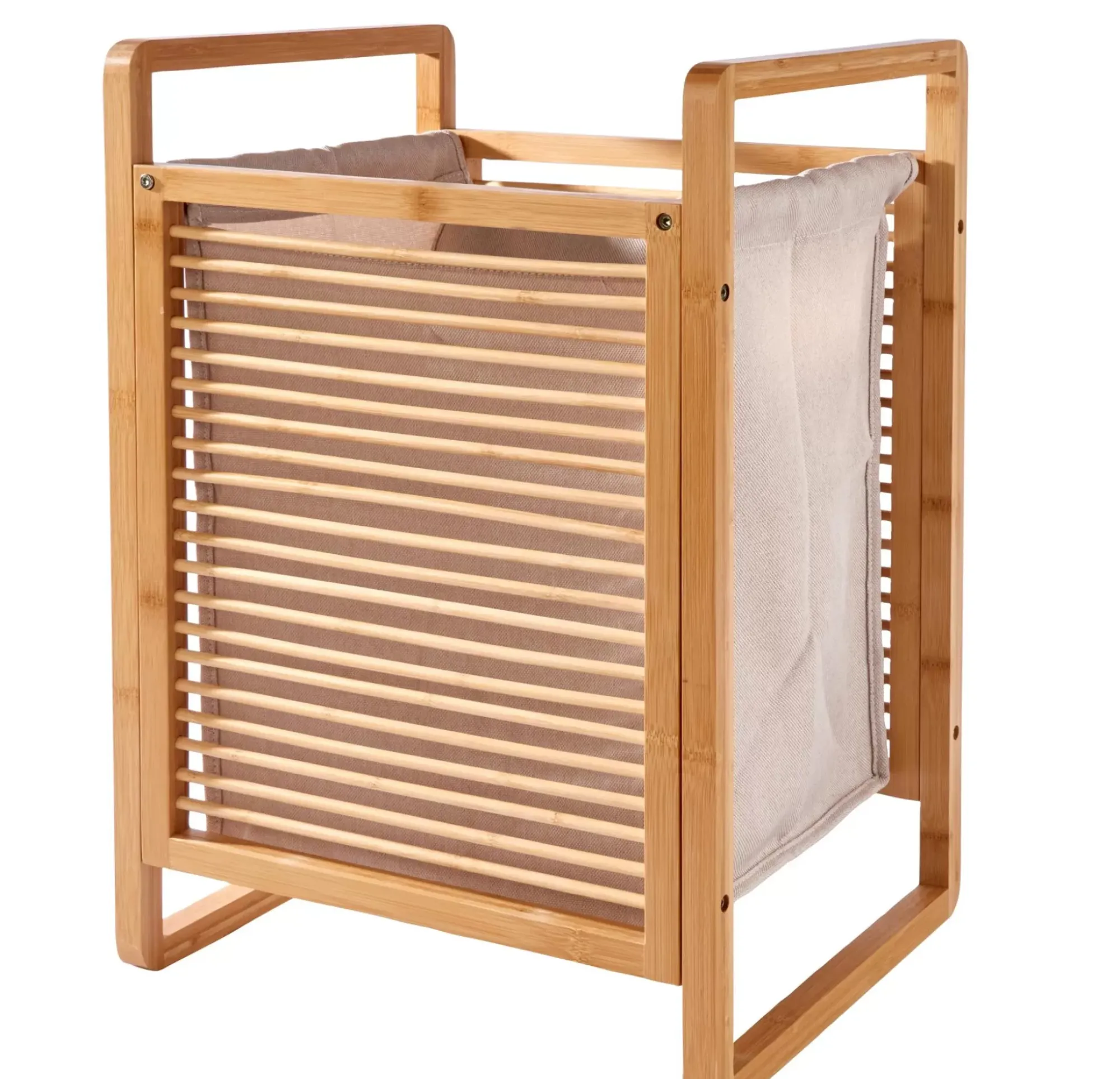 CASA Linolux Bamboe Cesta Para Colada Natural Clearance