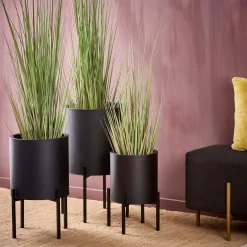 CASA Lounge Macetero Negro Cheap