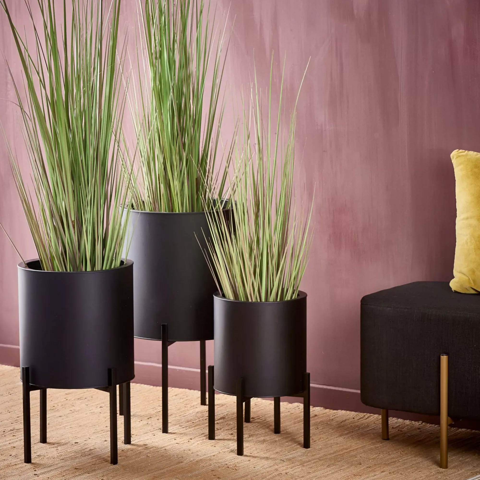 CASA Lounge Macetero Negro Cheap