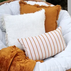 CASA Lucca Cojin Blanco Apagado Cheap