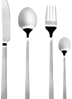 CASA Lugano Cuberteria 16 Piezas Plateado Hot
