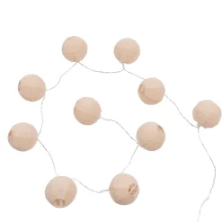 CASA Lynn Guirnalda Bola 10 Leds Beis Cheap