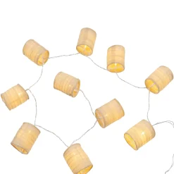 CASA Lynn Guirnalda Farolillo 10 Leds Beis Outlet