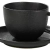 CASA Magma Taza Y Plato Negro New