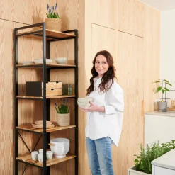 CASA Marcel Estanteria De Pared Negro Clearance