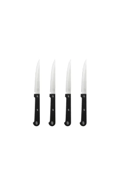 CASA Masterchef Juego De 4 Cuchillos Carne Negro Clearance