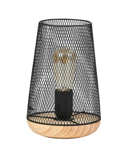 CASA Mesh Lampara De Mesa Negro Cheap
