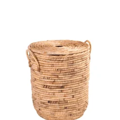 CASA Miley Cesta Para Colada Con Tapa Y Asas Natural Flash Sale
