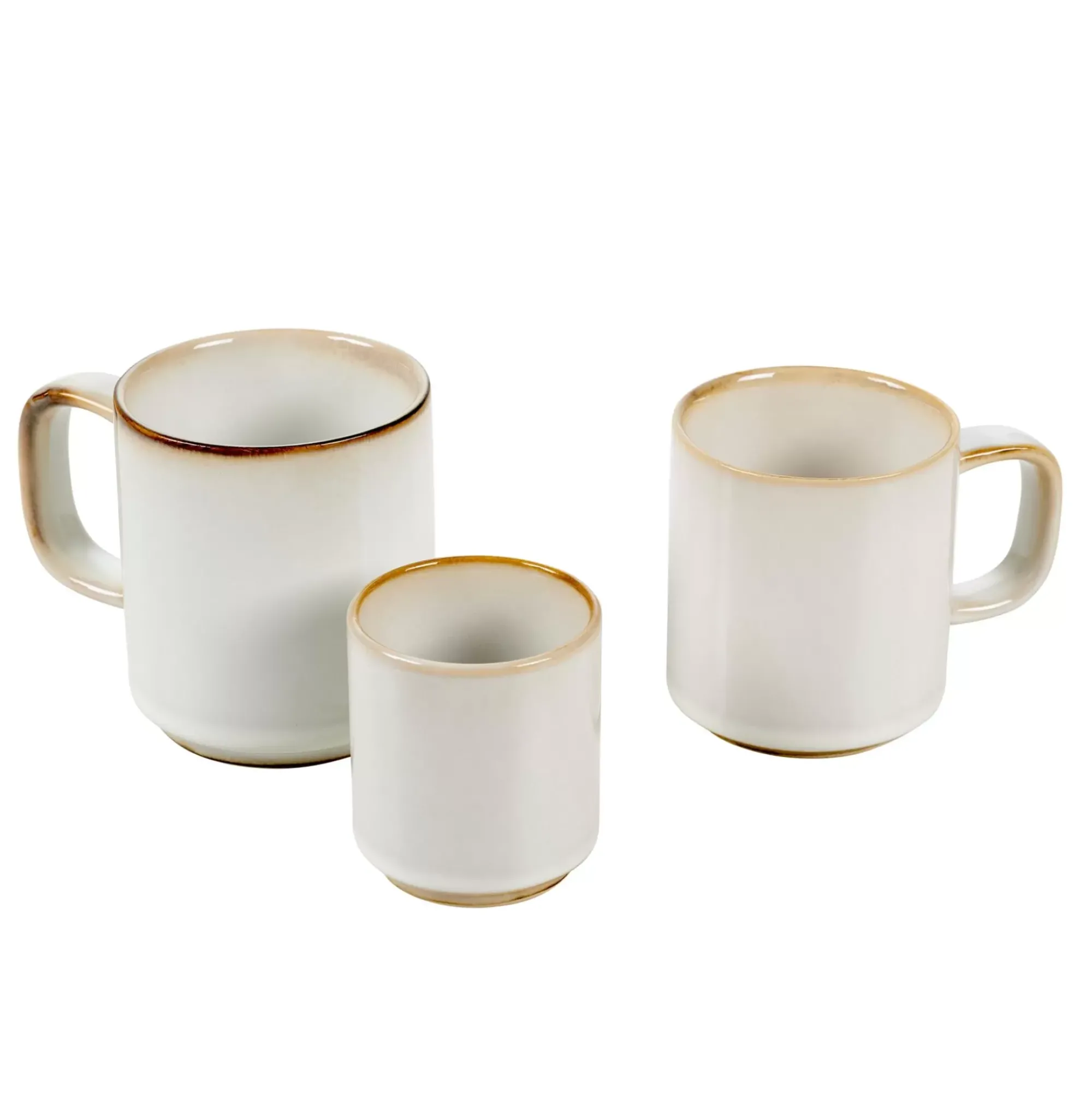 CASA Mineral Marble Taza Con Asa Blanco New