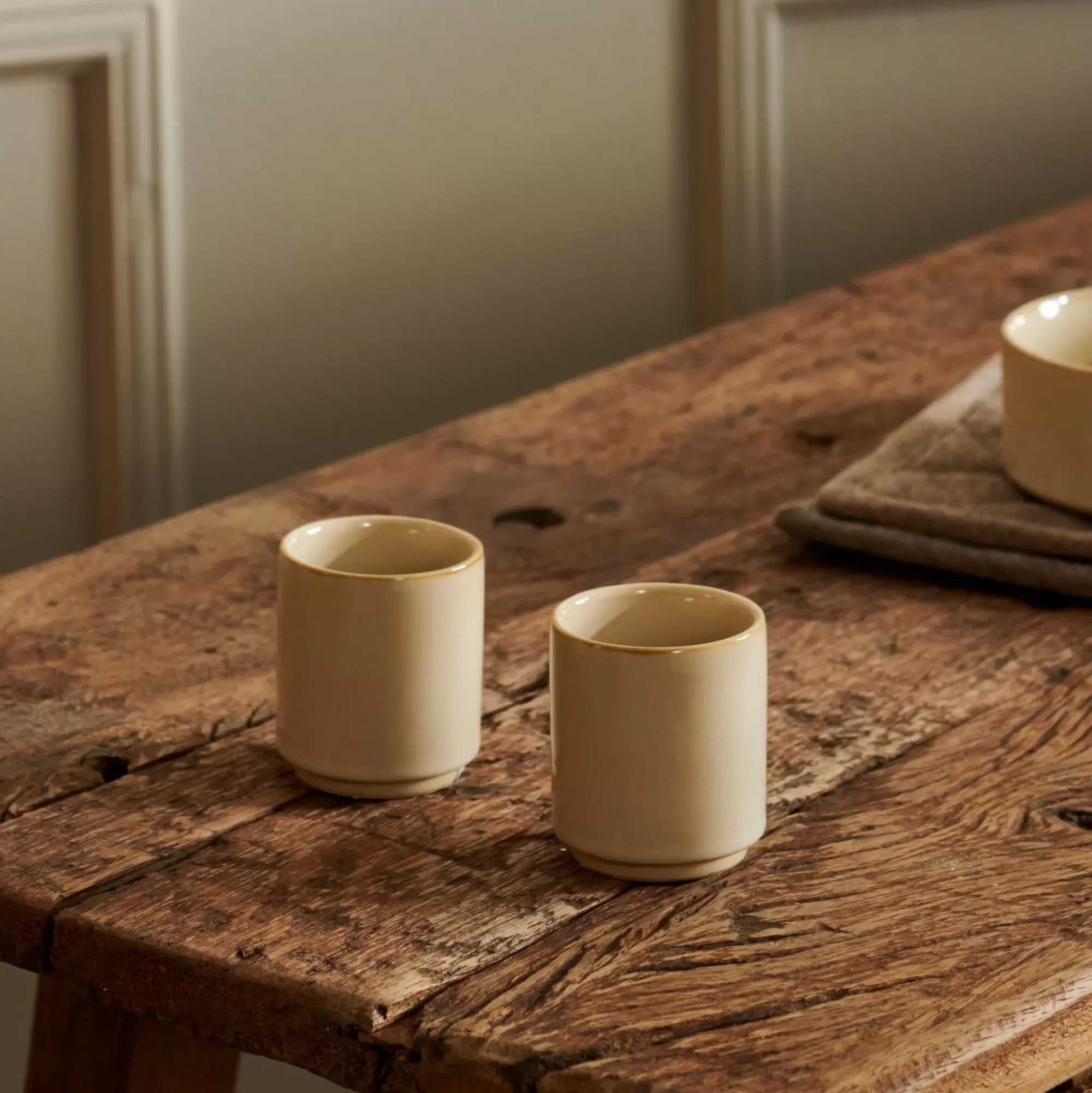 CASA Mineral Sand Taza De Espresso Beis Fashion