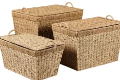 CASA Mykonos Maleta Para Almacenaje L Natural Clearance