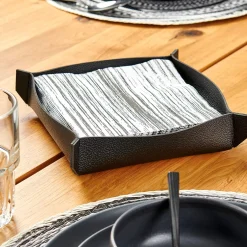 CASA Nappa Servilletero Negro New