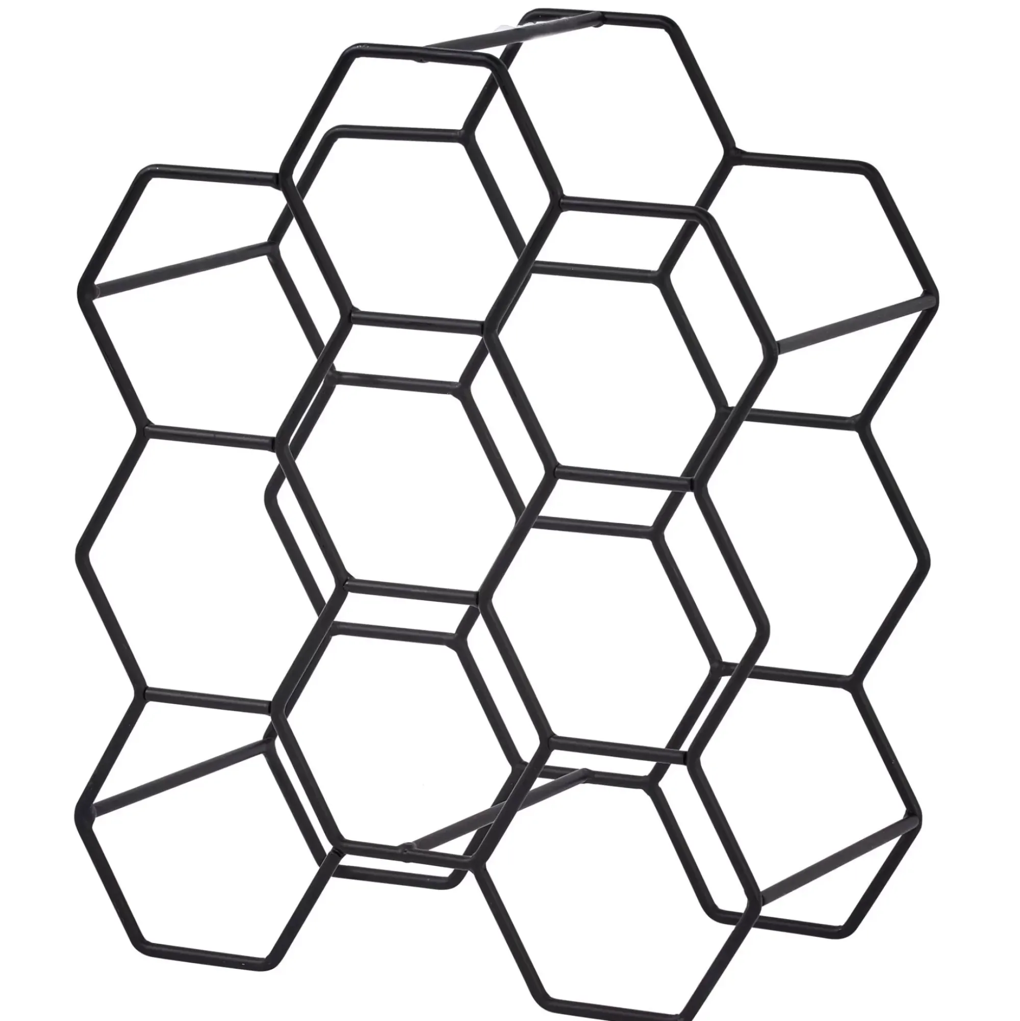 CASA Nau Botellero Para 9 Botellas Negro Flash Sale