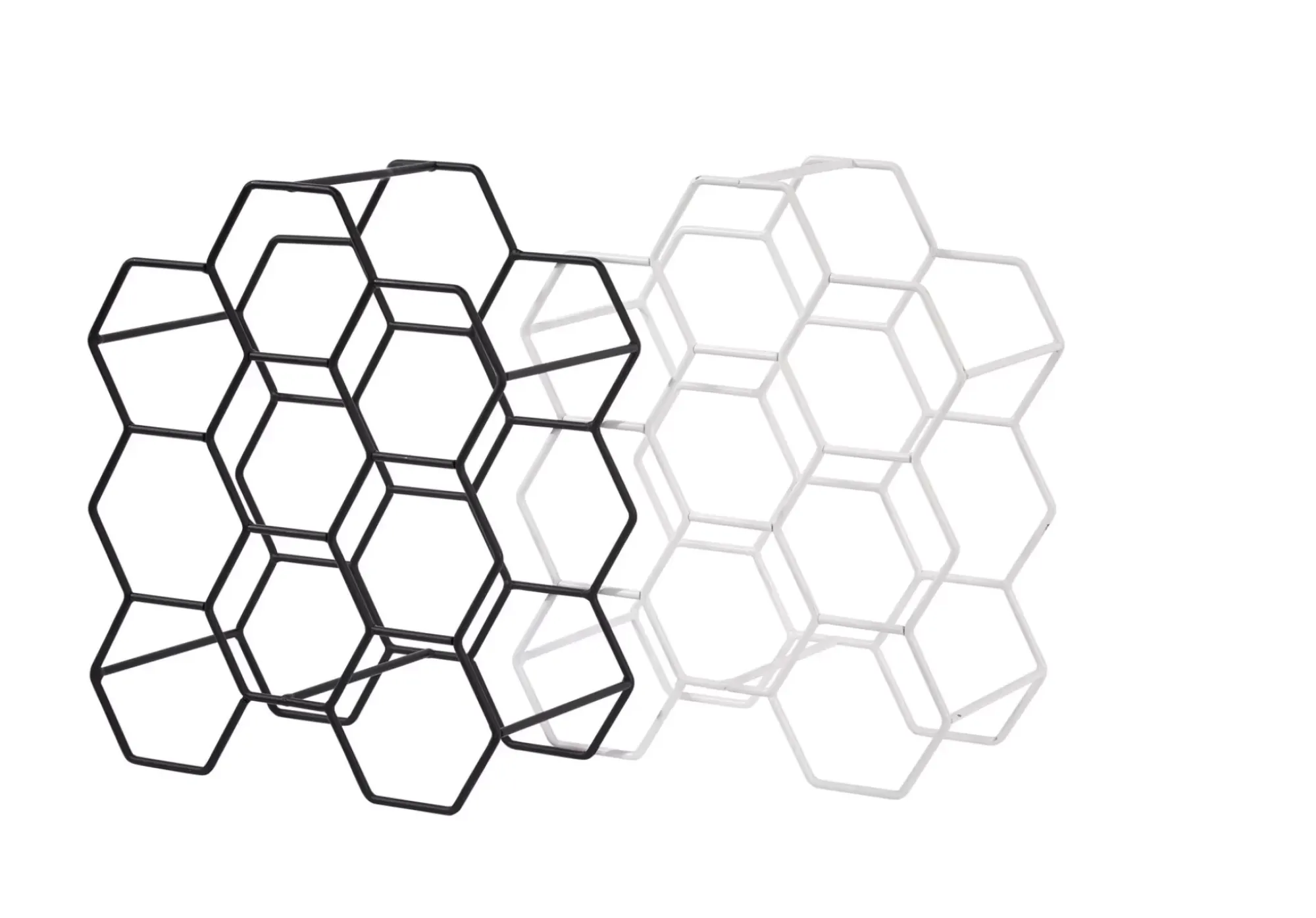 CASA Nau Botellero Para 9 Botellas Negro Flash Sale