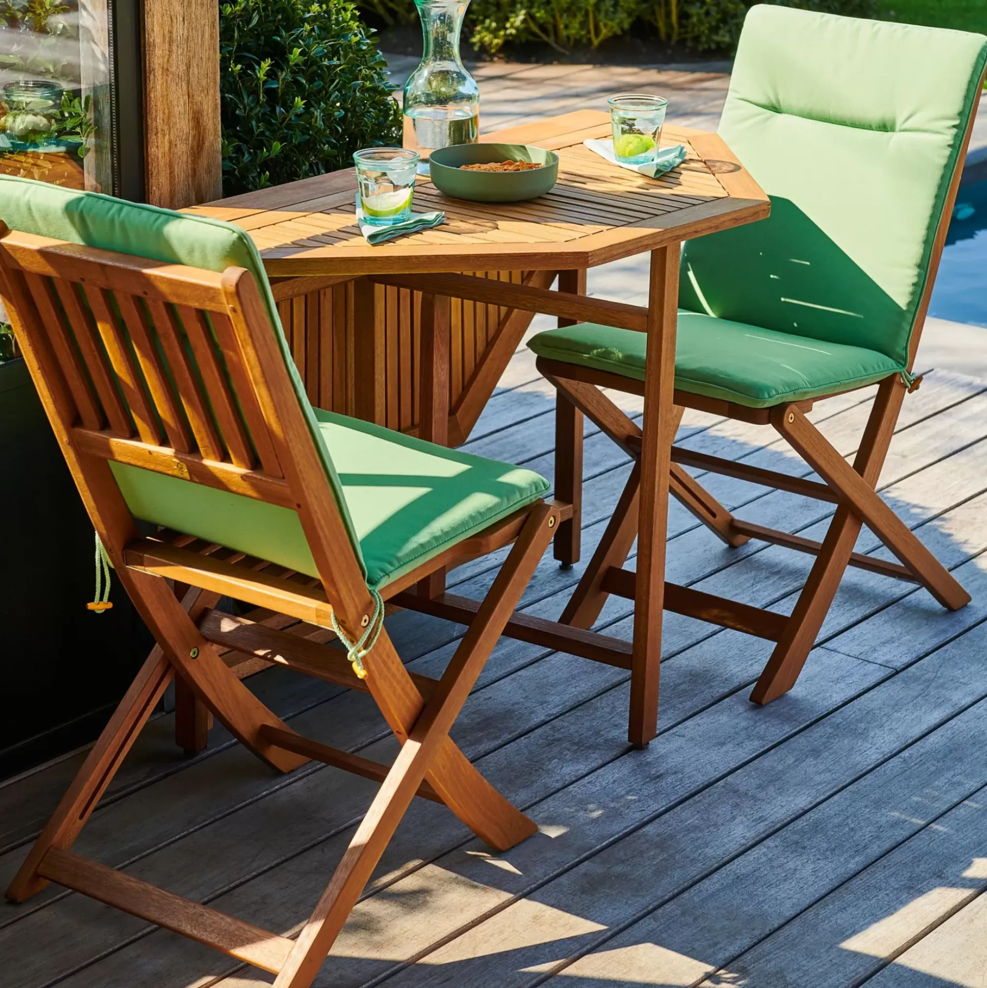 CASA New Oregon Mesa Plegable Natural Hot