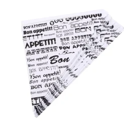 CASA Njam Cucuruchos Juego De 10 Negro, Blanco Shop