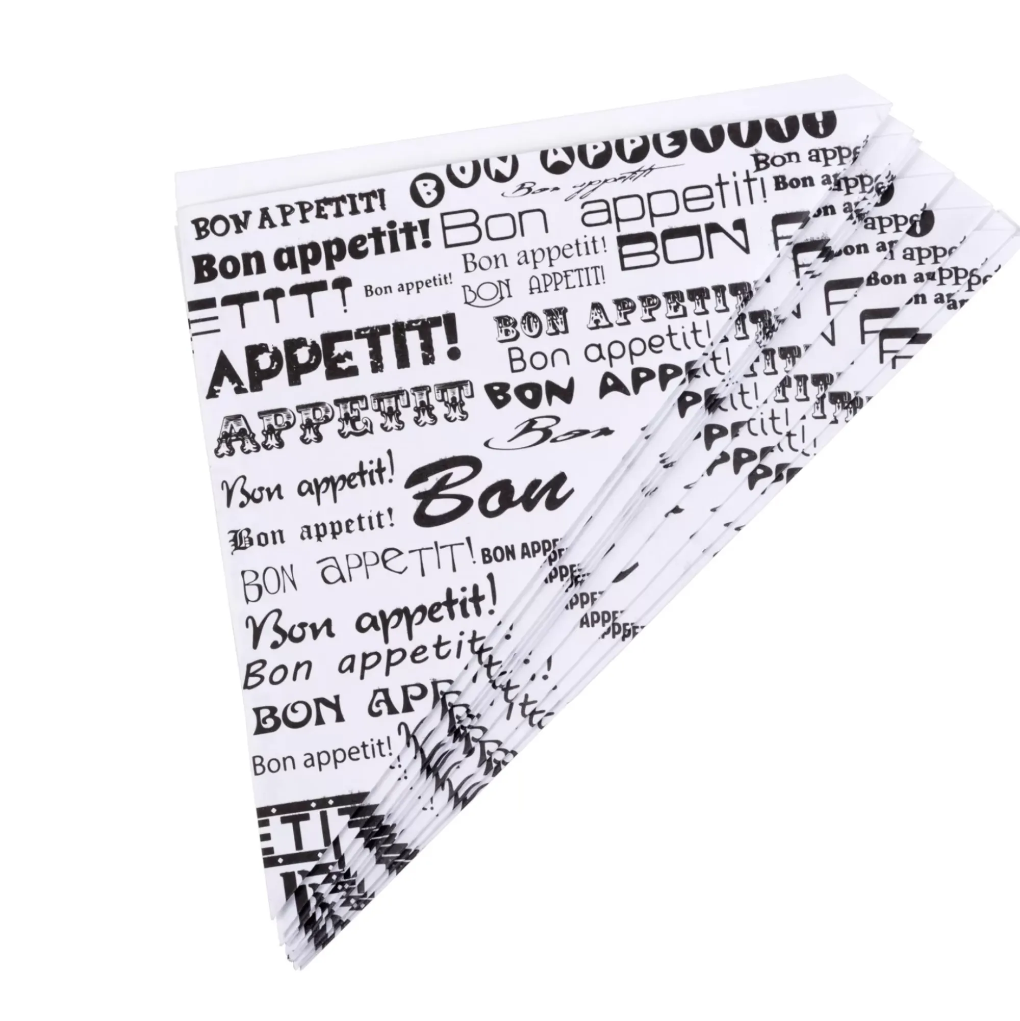 CASA Njam Cucuruchos Juego De 10 Negro, Blanco Shop