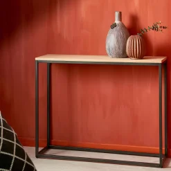 CASA Oak Consola Negro, Natural Online