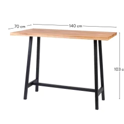 CASA Oak Split Mesa De Bar Natural Online