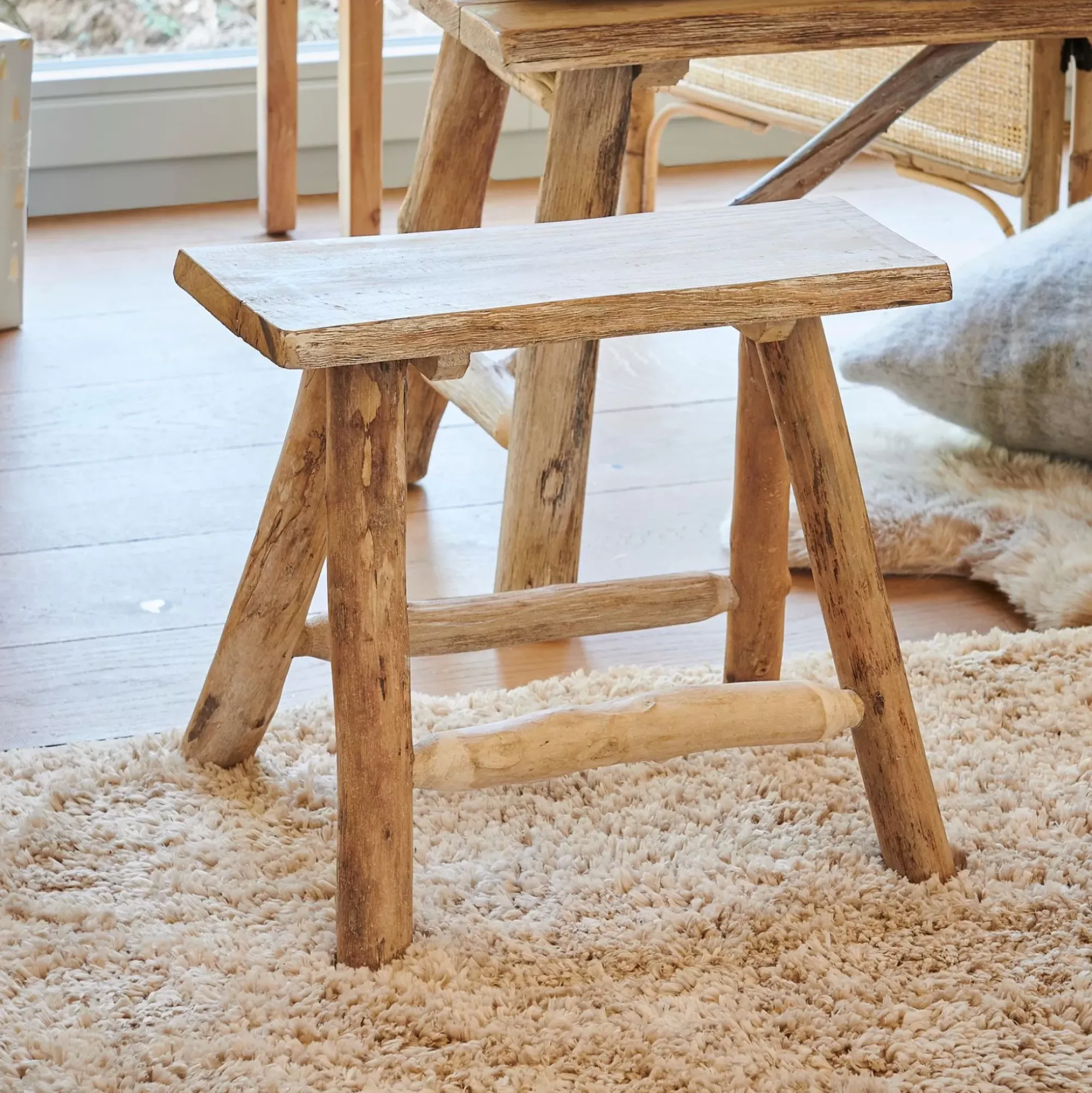 CASA Odilon Taburete Natural Shop