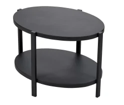 CASA Ovala Mesita De Salon Negro Best Sale