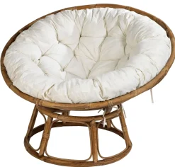 CASA Papasan Silla Natural, Blanco Apagado Sale