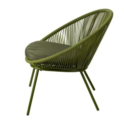 CASA Papayo Silla Lounge Con Cojin Verde Cheap