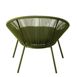 CASA Papayo Silla Lounge Con Cojin Verde Cheap