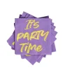CASA Party Paquete De 20 Servilletas Morado Clearance