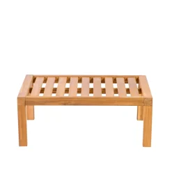 CASA Paulette Mesa/Puf Lounge Natural Cheap