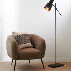 CASA Ramon Lampara De Pie Negro Mate New