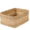 CASA Rayas Cesta De Cajonera L Natural Discount