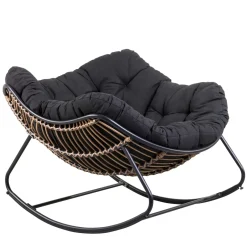 CASA Rocko Mecedora Negro Shop