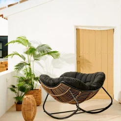 CASA Rocko Mecedora Negro Shop