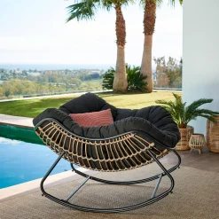 CASA Rocko Mecedora Negro Shop