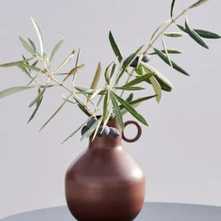 CASA Rondo Florero Marron Oscuro Online