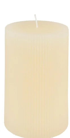 CASA Rustic Vela Estriada Blanco Cheap