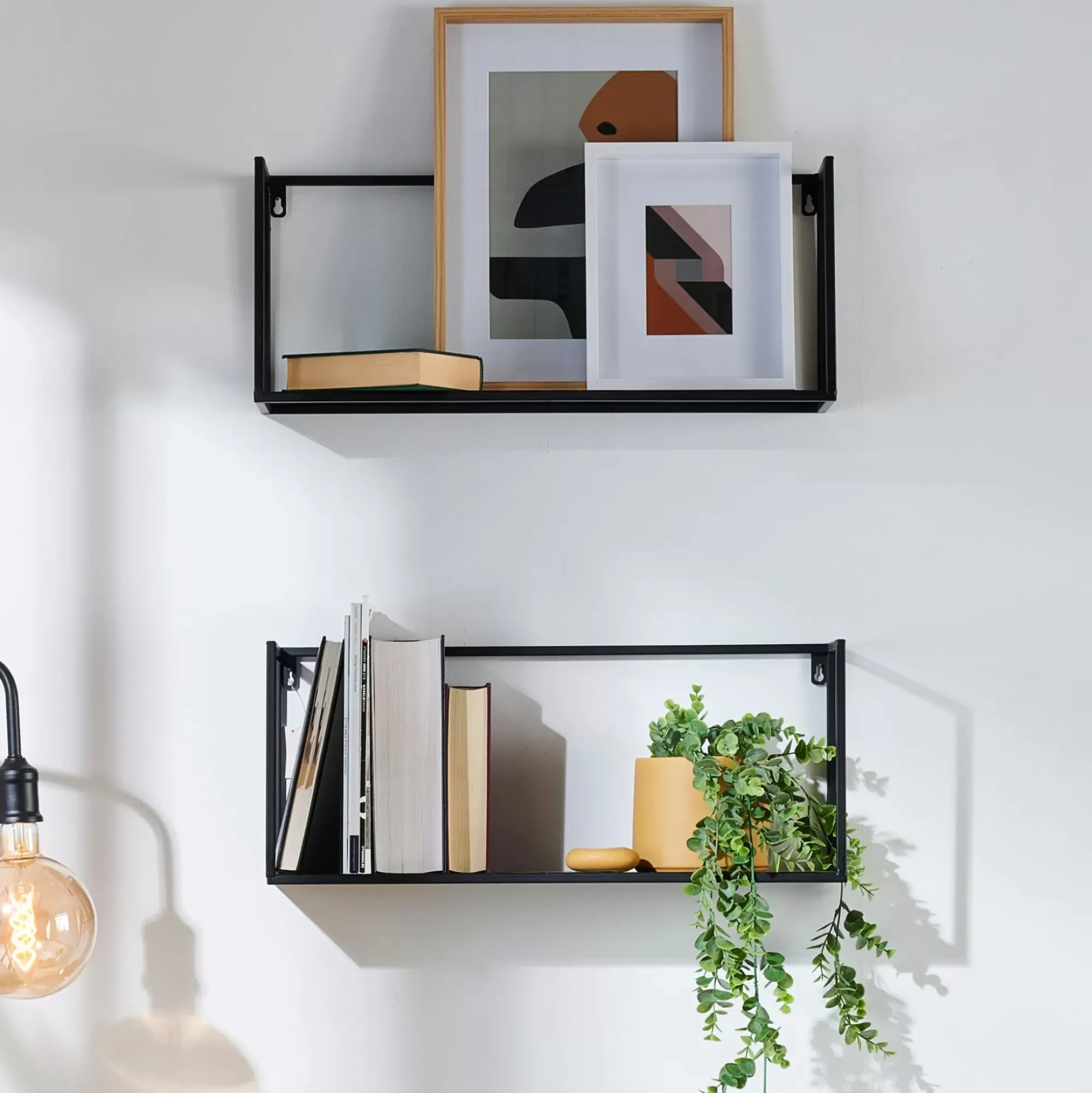 CASA Shorp Estanteria Para Colgar Negro Fashion