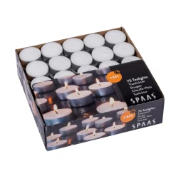 CASA Spaas Velas Pequenas Juego De 75 Blanco Clearance