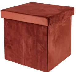 CASA Stor Puf Plegable Funcion Almac. Burdeos Best Sale