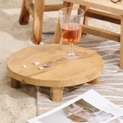 CASA Teak Soporte En Pie Natural Best Sale