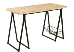 CASA Treto Escritorio Negro, Marron Best