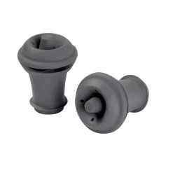 CASA Vacuvin Tapones De Vino Juego De 2 Gris Best